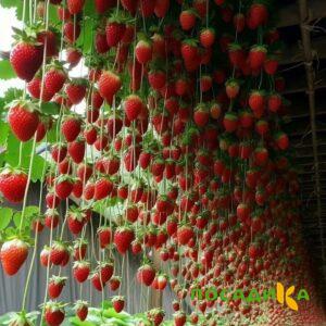 Клубника ампельная Анастасия купить по цене от 370р. в интернет-магазине «Посадика» с доставкой почтой в в Отрадныйе и по всей России – [изображение №1].